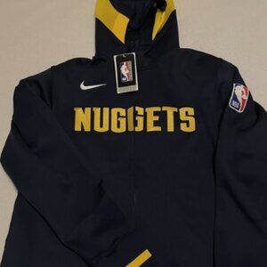 NWT Nike NBA Denver Nuggets Blue On-Court Jacket